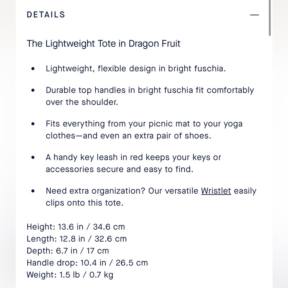 Rothy’s | The Lightweight Tote - Picture 7 of 7